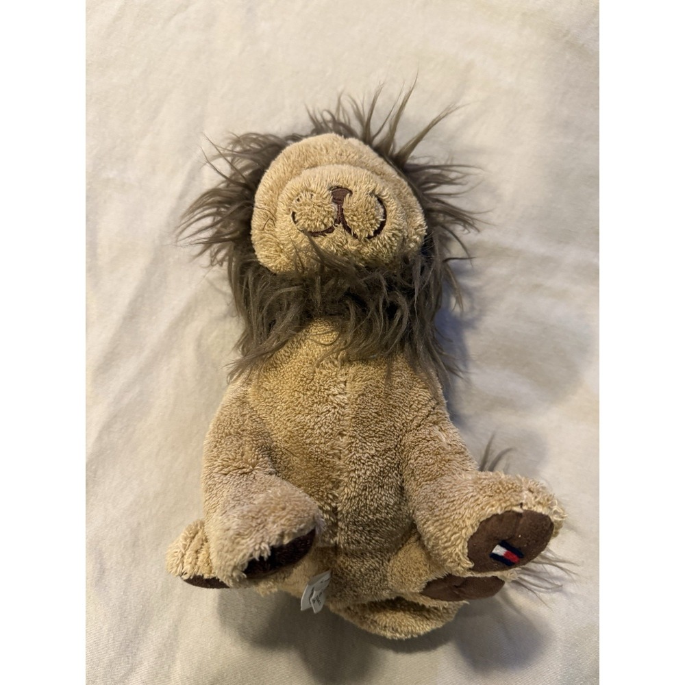 Vintage Tommy Hilfiger Lion Plush Stuffed Animal 2004 11"